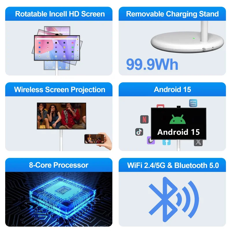 Smart Tablet 27 Inch Portable  - Tablet Accessories Uk review and price