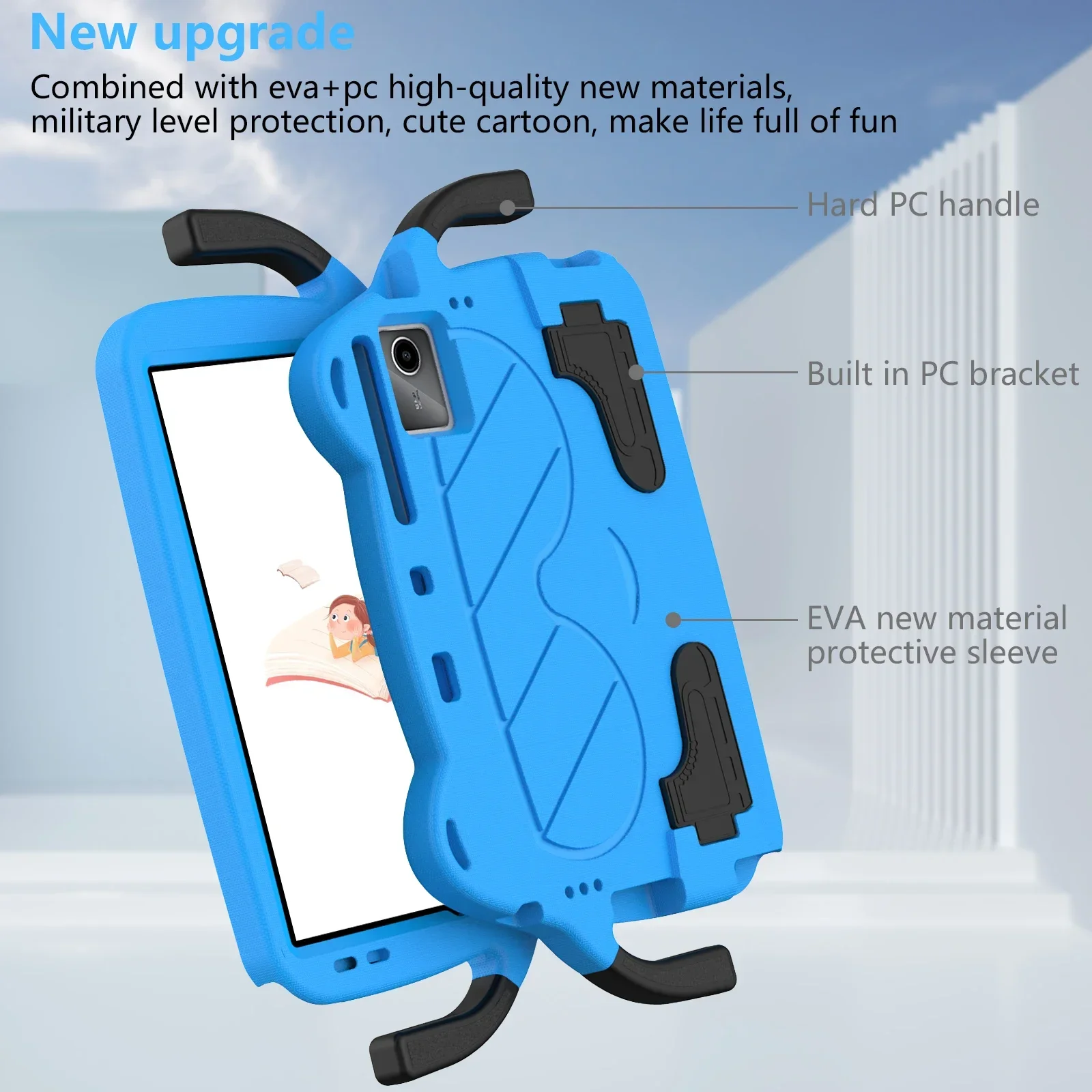 Cute Cartoon Soft EVA+PC Kids  - Onn Tablet Accessories review and price