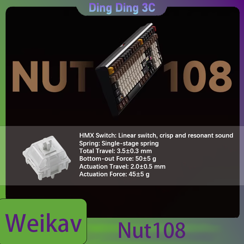Weikav Nut108 Wireless Mechani - Tablet Accessories Uk review and price